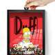 Quadro Decorativo Porta Tampinhas Homer Simpson Bora Tomar Uma