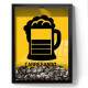 Quadro Decorativo Porta Tampinhas Cerveja Carregando