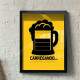 Quadro Decorativo Porta Tampinhas Cerveja Carregando
