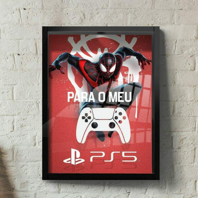 Quadro Decorativo Porta Moedas Para o Meu PS5