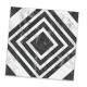 Adesivos de Azulejos Ladrilhos Cartela M�rmore Preto e Branco