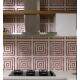 Adesivos de Azulejos M�rmore Vermelho e Branco