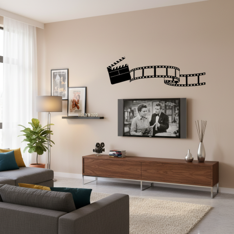 Adesivo de parede Claquete de Cinema