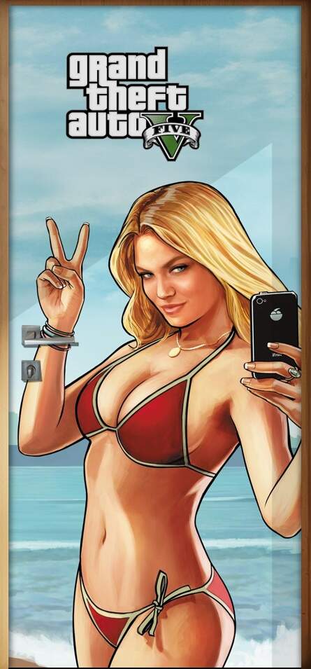 Adesivo Para Porta Games Gta V