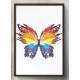 Quadro Decorativo Borboleta Colorida