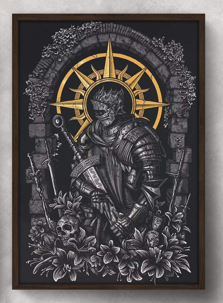 Quadro Decorativo Dark Souls