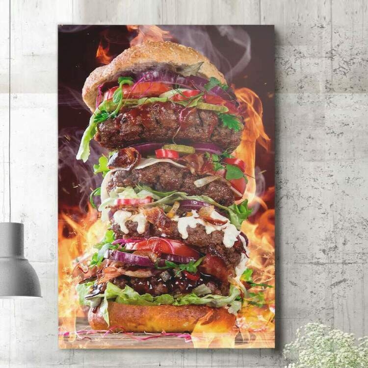 Quadro Decorativo Lanche Gigante