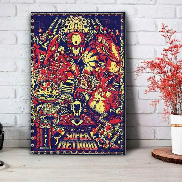 Quadro Decorativo Super Metroid 01