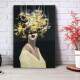 Quadro Decorativo Mulher Pintura Abstrata