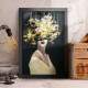 Quadro Decorativo Mulher Pintura Abstrata