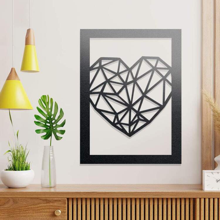 Quadro e Corao Decorativos em MDF
