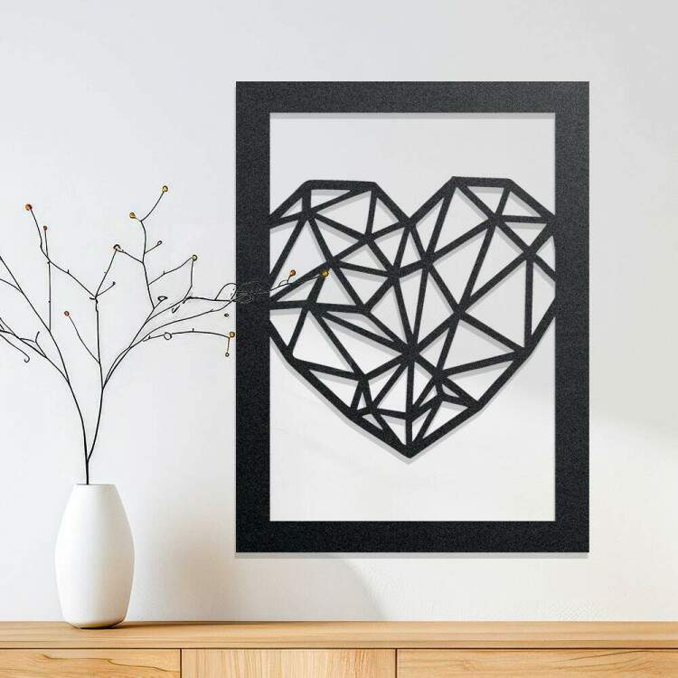 Quadro e Corao Decorativos em MDF