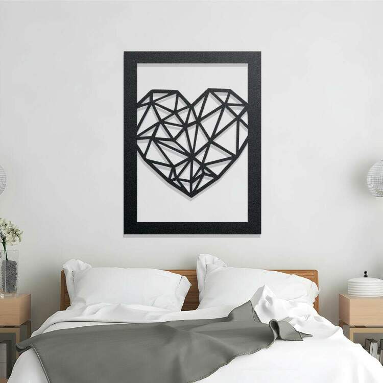 Quadro e Corao Decorativos em MDF