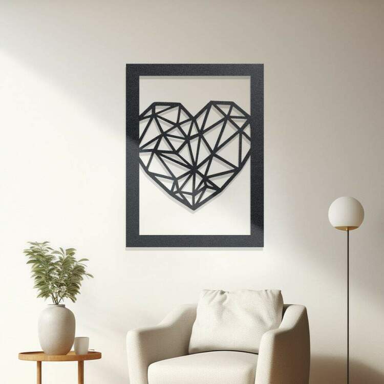 Quadro e Corao Decorativos em MDF