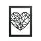 Quadro e Cora��o Decorativos em MDF