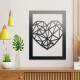 Quadro e Cora��o Decorativos em MDF