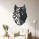 Quadro Decorativo Lobo em MDF Vazado