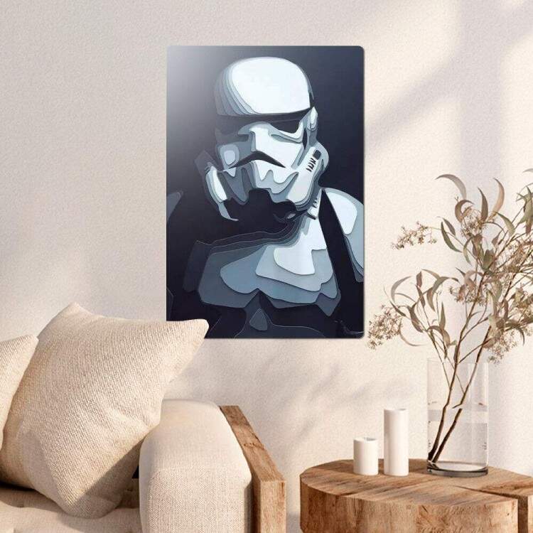 Placa Decorativa Star Wars Stormtrooper