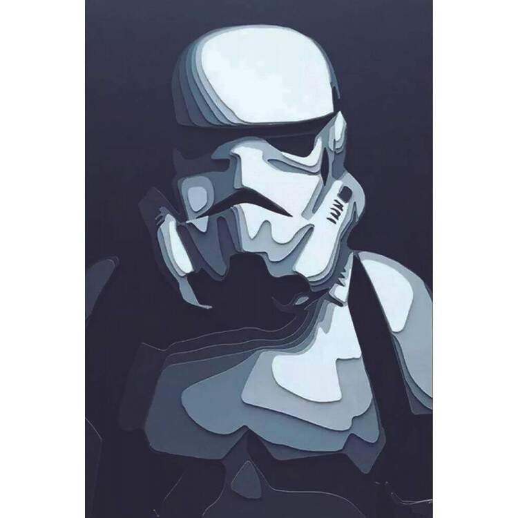 Placa Decorativa Star Wars Stormtrooper