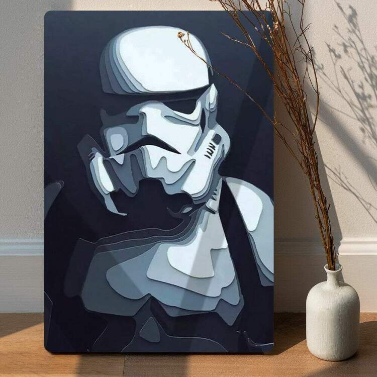 Placa Decorativa Star Wars Stormtrooper