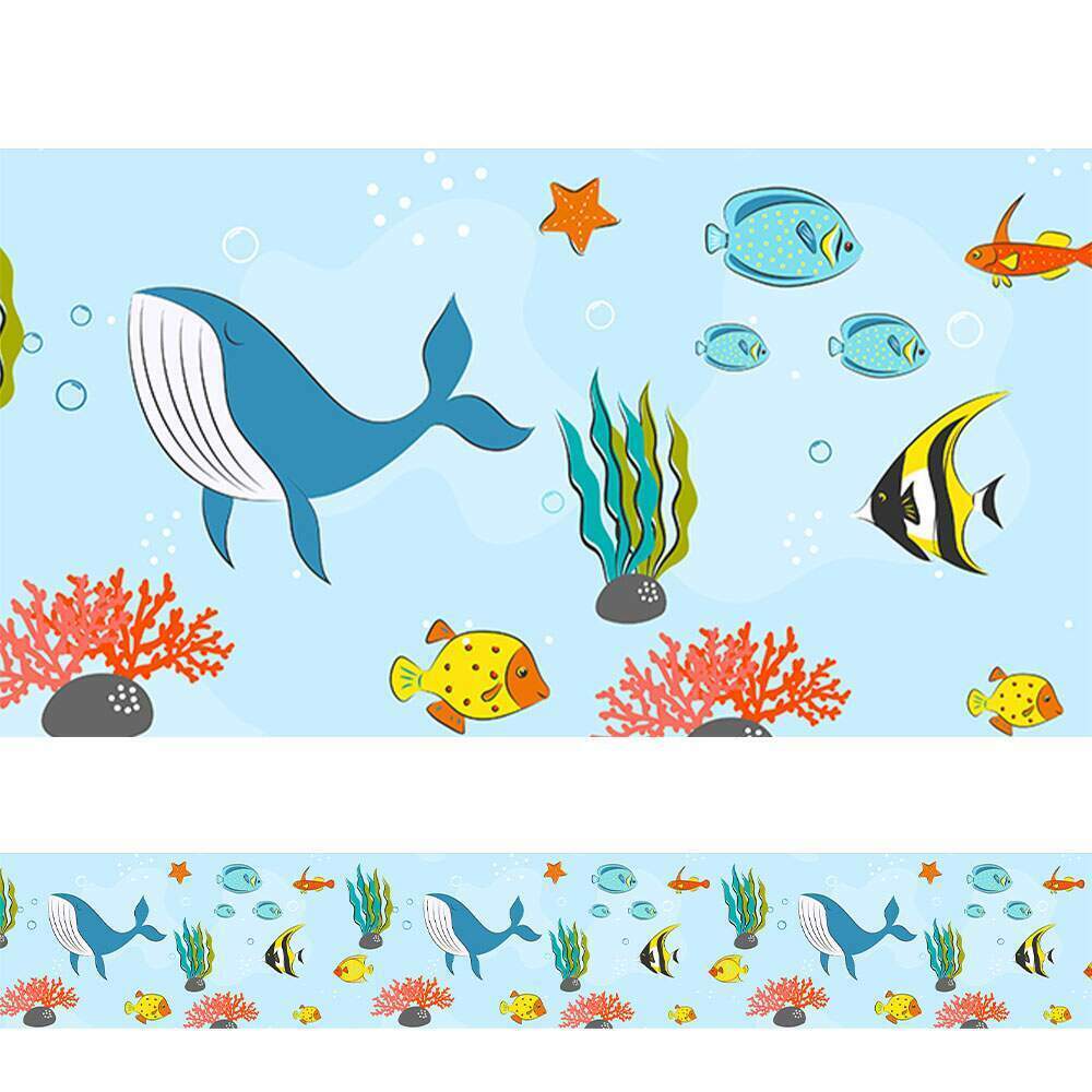 Faixa Decorativa Menino Fundo do Mar Baby