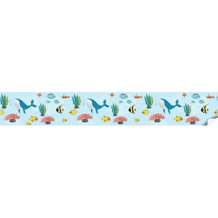 Faixa Decorativa Menino Fundo do Mar Baby