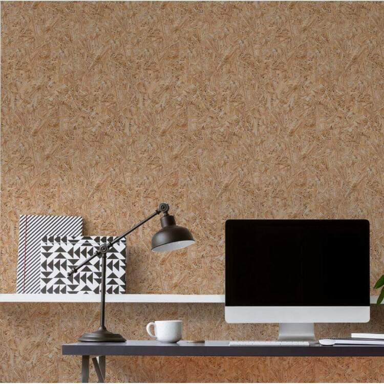 Papel de Parede Madeira Prensada