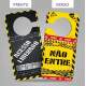 Aviso de Porta de MDF N�o Entre, Acesso Liberado