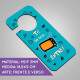 Aviso de Porta de MDF T� de Boa