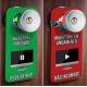 Aviso de Porta de MDF Maratonando S�ries