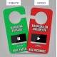 Aviso de Porta de MDF Maratonando S�ries
