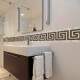 Faixa de Parede Imitando M�rmore Bronze