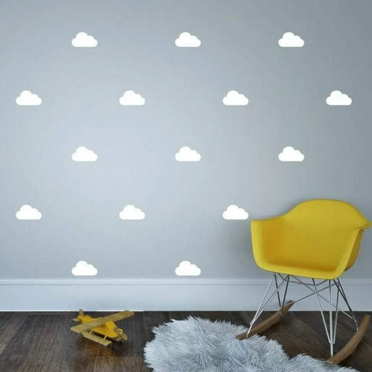 Adesivo de Parede Quarto Infantil Nuvens