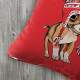 Almofada Pinscher Fundo Vermelho