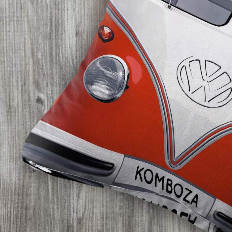 Almofada Decorativa Kombi Vermelha