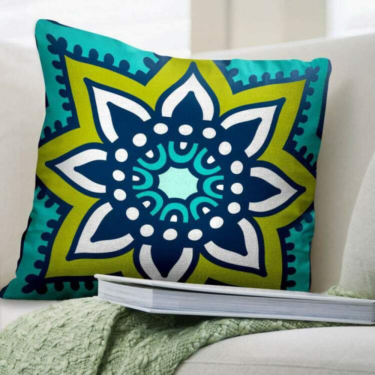 Almofada Decorativa Mandala Estilosa