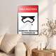 Placa Decorativa �rea Restrita Stormtrooper