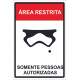 Placa Decorativa �rea Restrita Stormtrooper