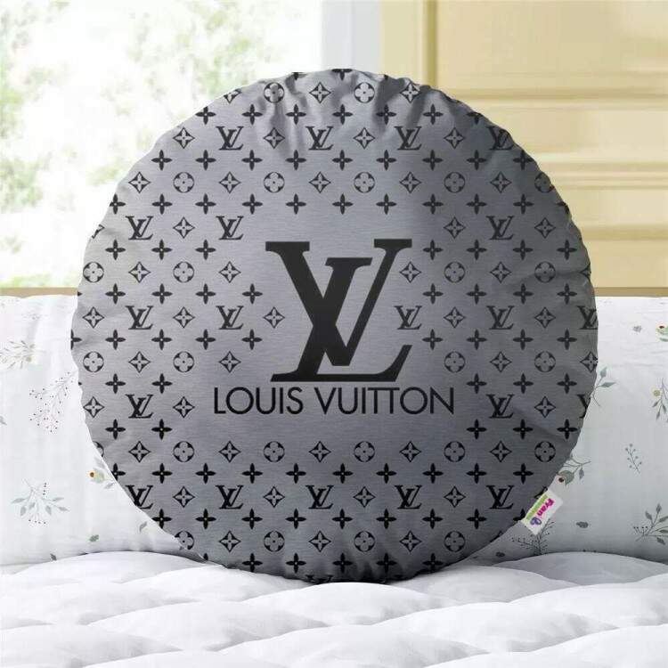Almofada Decorativa Redonda Louis Vuitton