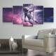 Kit Quadros Decorativos Mosaico Astronauta no Espa�o