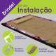 Kit 5 Quadros Decorativos Mosaico Pintura Tigre Branco