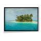 Quadro Decorativo Ilha no Meio do Oceano