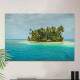 Quadro Decorativo Ilha no Meio do Oceano