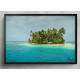 Quadro Decorativo Ilha no Meio do Oceano
