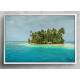 Quadro Decorativo Ilha no Meio do Oceano