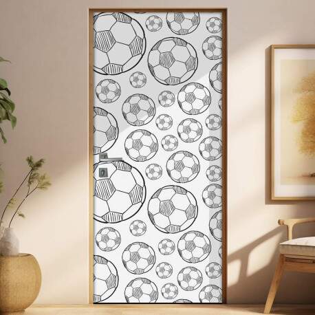 Adesivo para Porta Bolas de Futebol