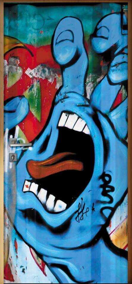 Adesivo para Porta Grafite Mo