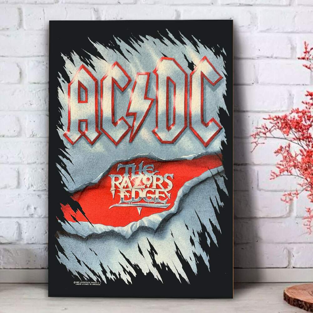 Placa Decorativa Banda ACDC 01 - Fran Adesivos de Parede
