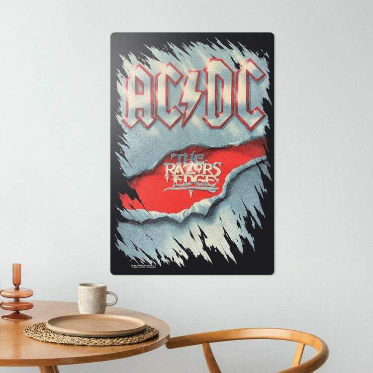 Placa Decorativa Banda ACDC