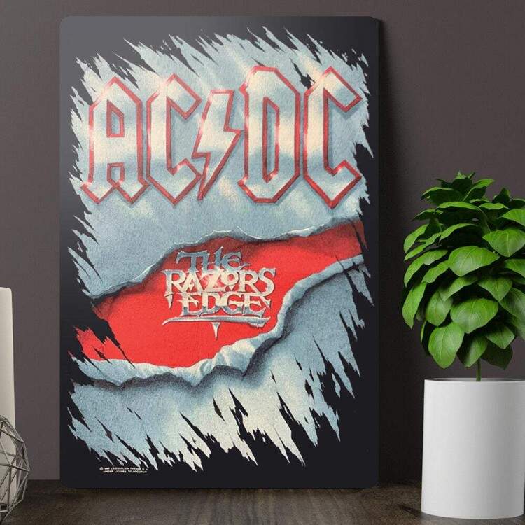 Placa Decorativa Banda ACDC 01